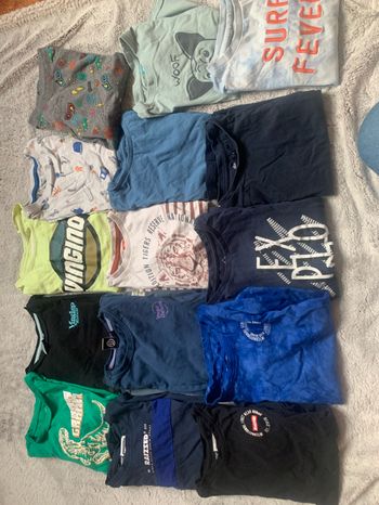 Lot de 15 t shirt manches courtes