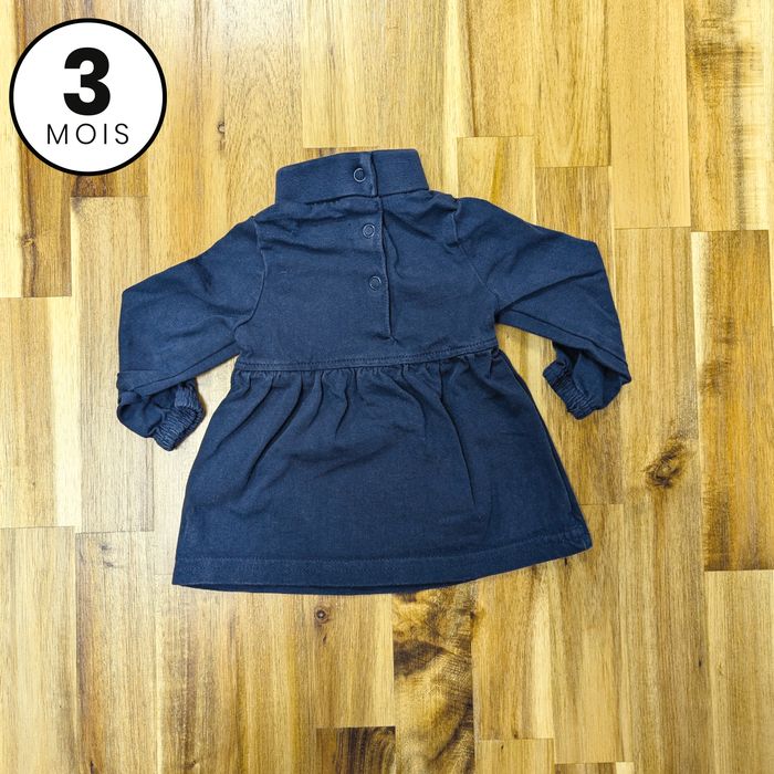 Lot de 2 T-shirts manches longues col roulé - 3 mois - photo numéro 6