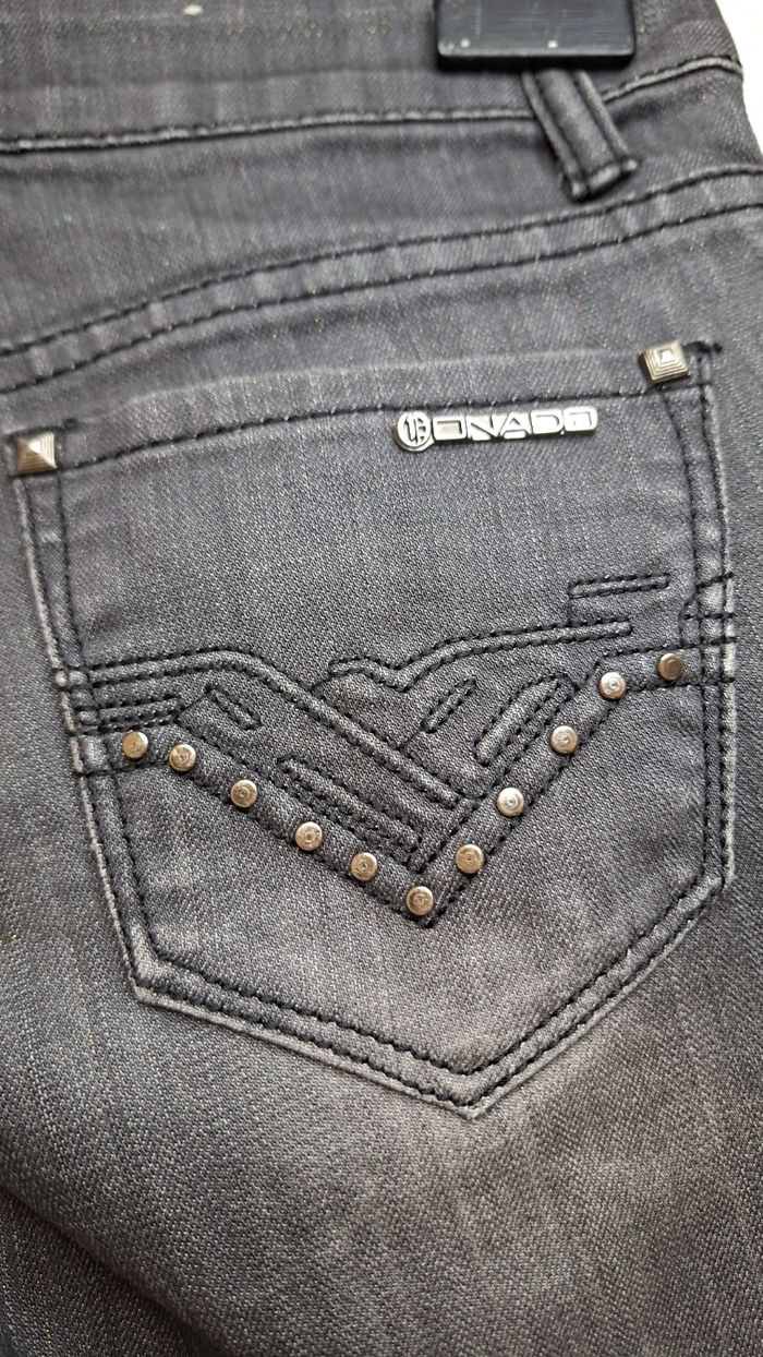 💎 Jean slim gris Onado – T36 (S) - photo numéro 4