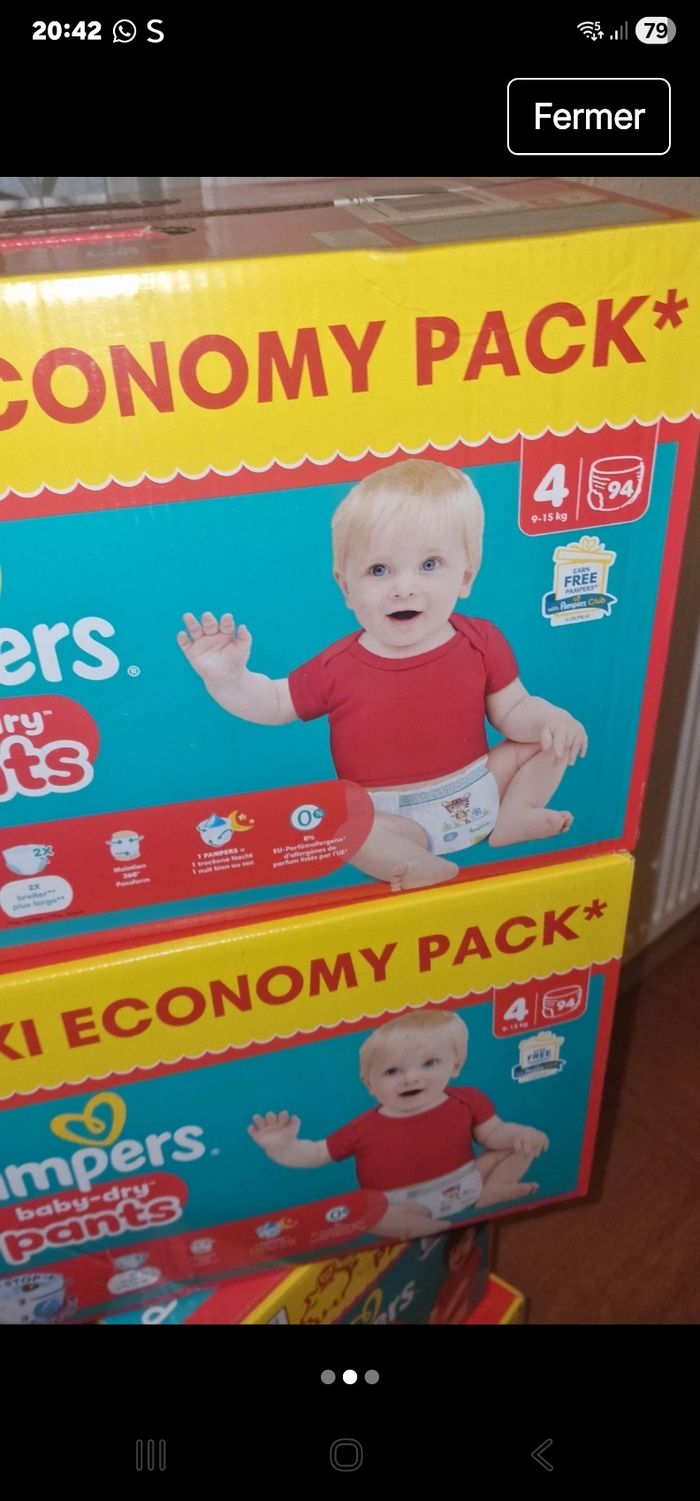Couches pampers - photo numéro 2