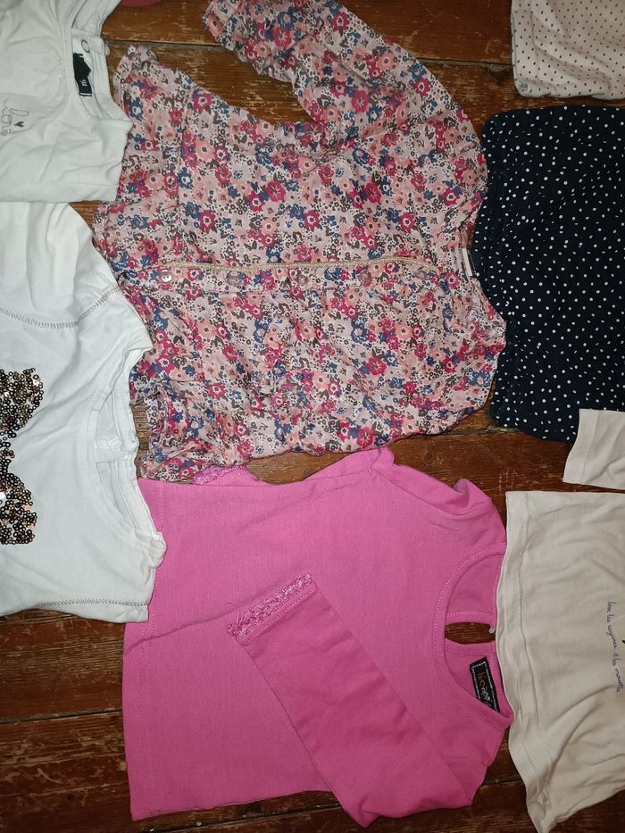 Lot tee-shirt ML 6 mois - photo numéro 3