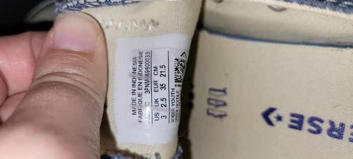 Converse bleu marine - photo numéro 3