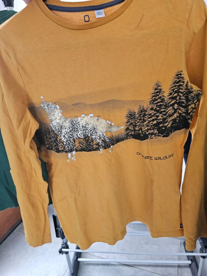 2 tee shirt manche longue  garçon 12 ans - photo numéro 8