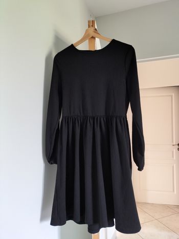 Robe de grossesse fluide noire