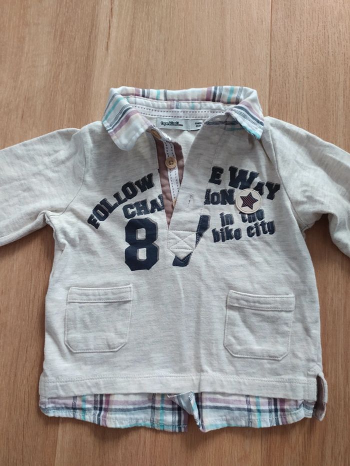 T-shirt manches longues tape à l'oeil 18 mois - photo numéro 3