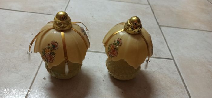 2 décorations lampe