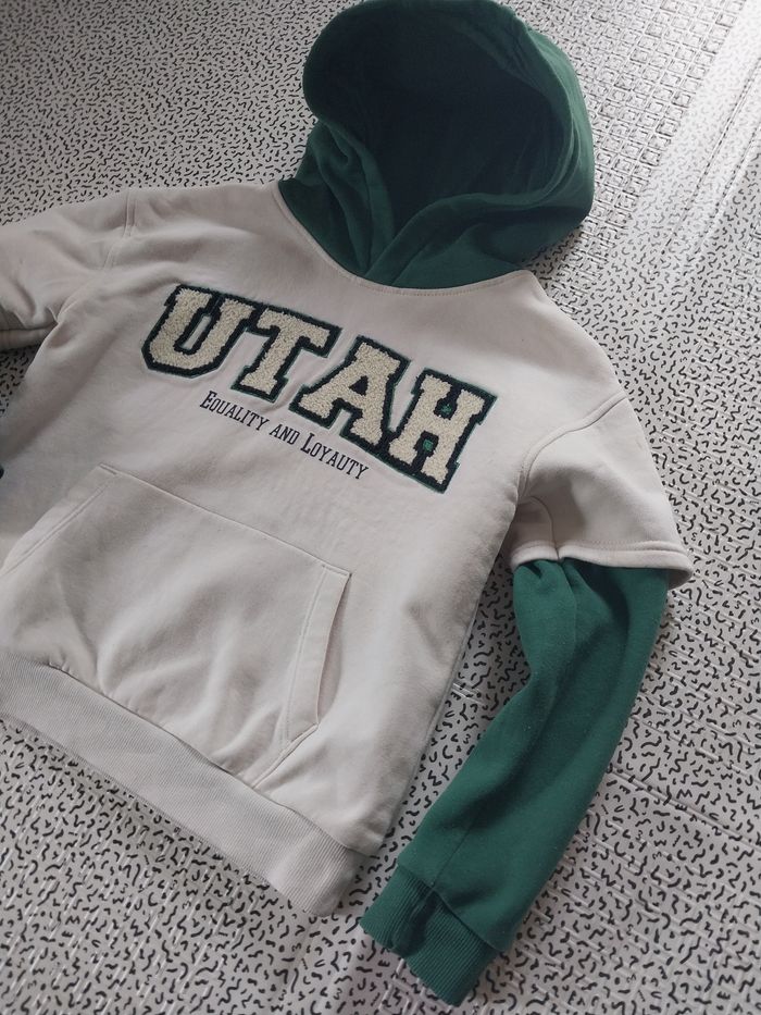 Sweat à capuche garçon Kiabi – Taille 8 ans (126-131 cm) - photo numéro 2