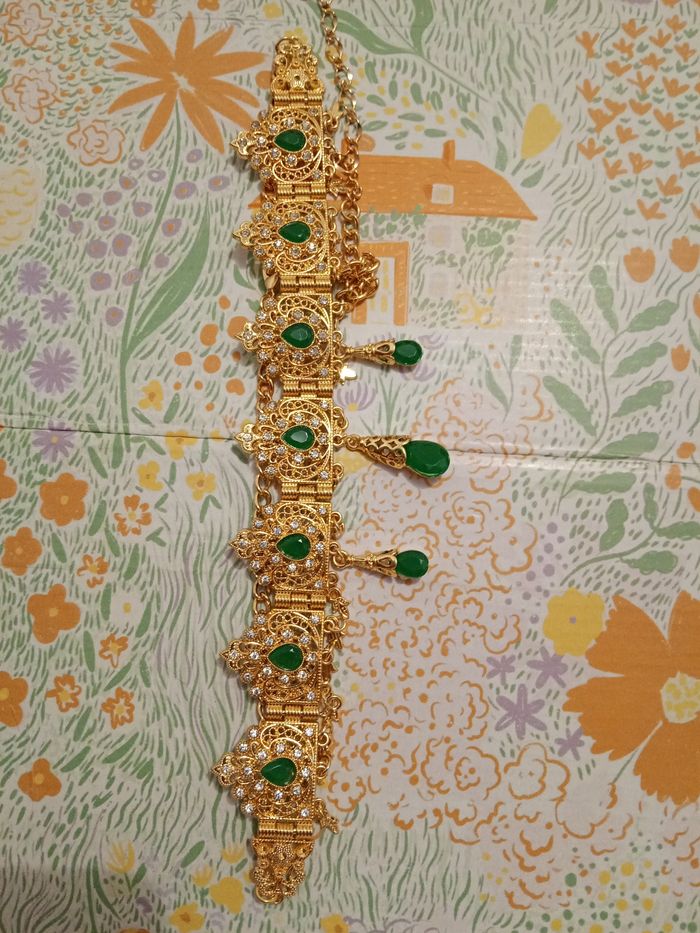 Bijoux de tête oriental pour femme - photo numéro 3