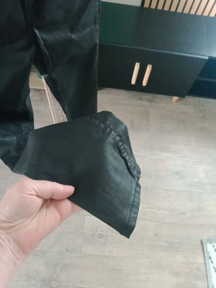 Pantalon jeans noir - photo numéro 5