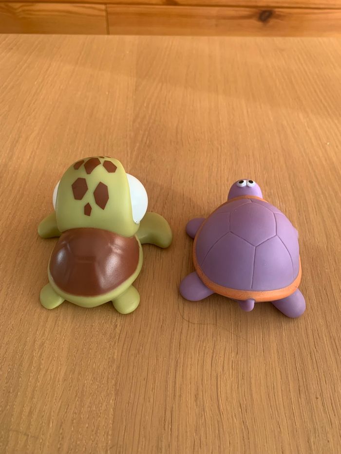 4 tortues jouets de bain - photo numéro 4