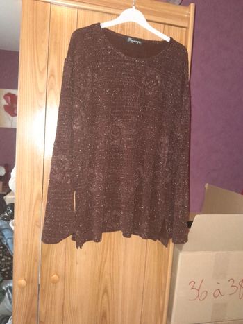 haut manches longues brillant