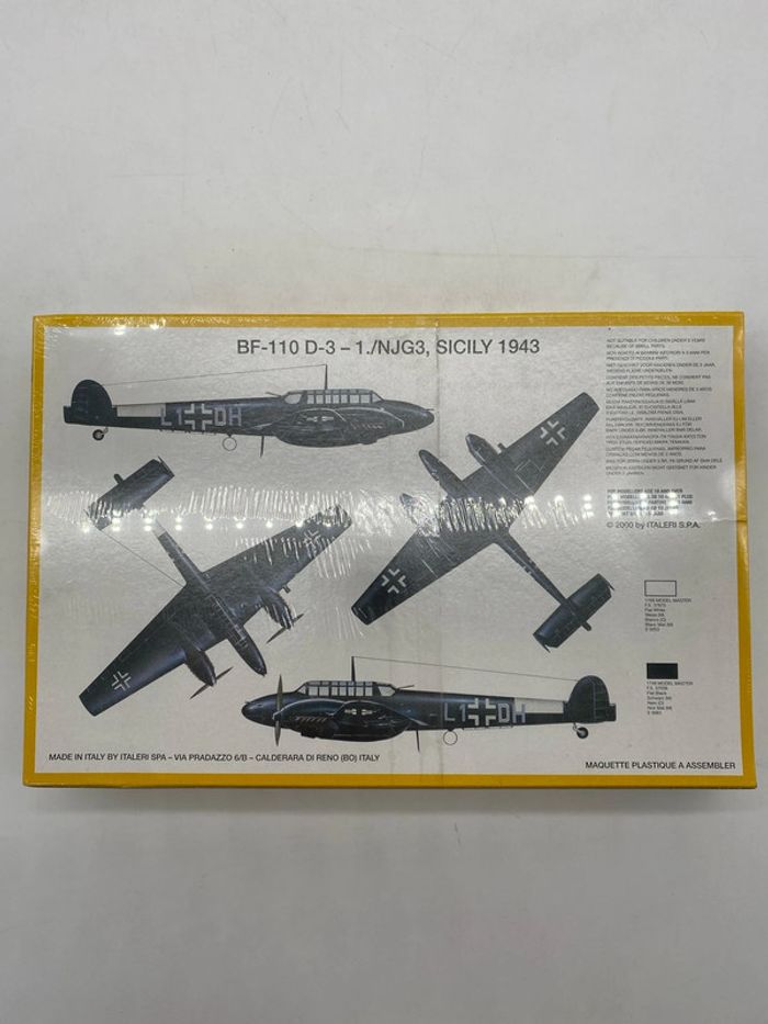 Italeri maquette Messerschmitt BF-110 D-3 long range escort fighter - photo numéro 2