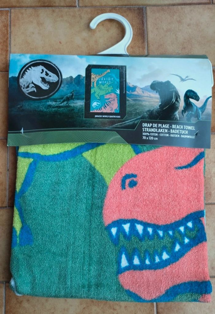 Drap de plage serviette de bain jurassic World