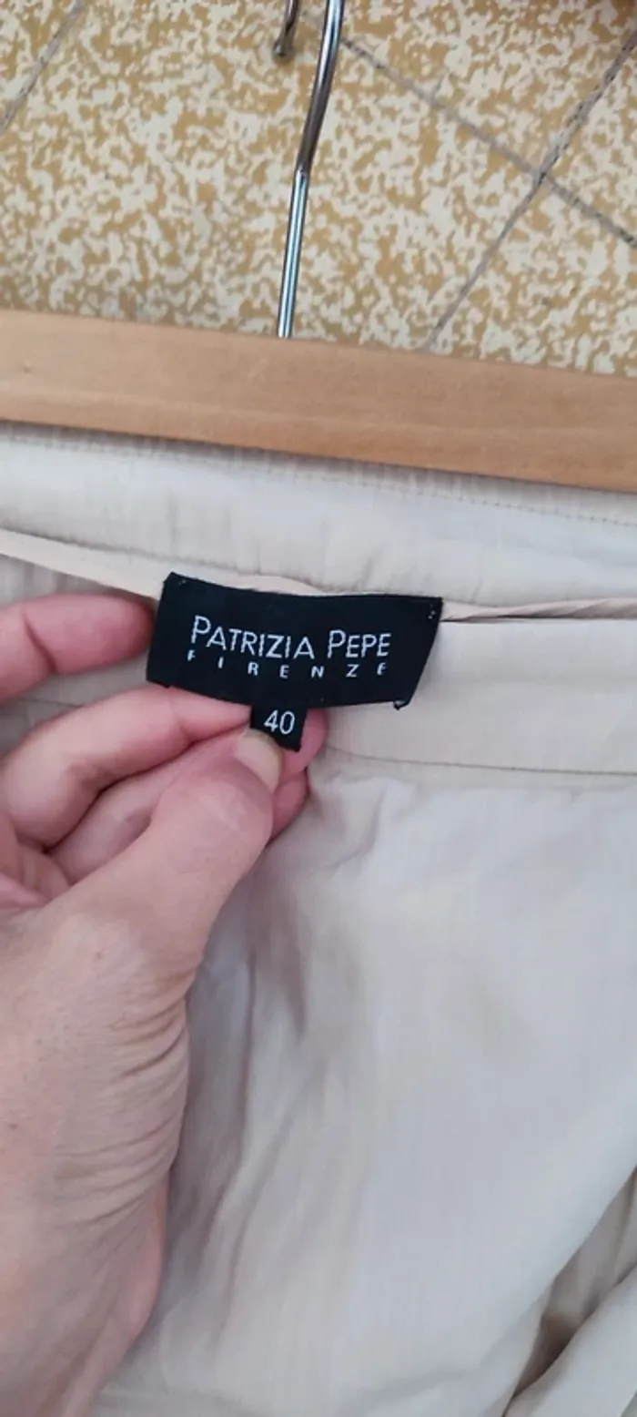 Pantalon carotte Patrizia Pepe 36 - photo numéro 2