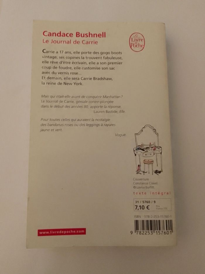 Candace Bushnell - Le journal de Carrie - photo numéro 2