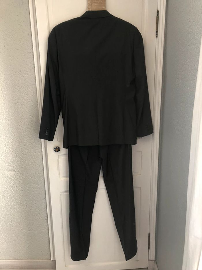 Costume « esprit » fit gris à rayures très fines T 50(40/42) porté 1 fois - photo numéro 2