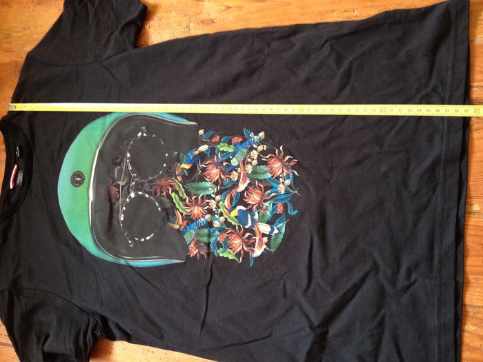 T shirt imprimé fantaisie ✧ manches courtes ✧ look masculin ✧ taille 36 ✧ le temps des cerises - photo numéro 5