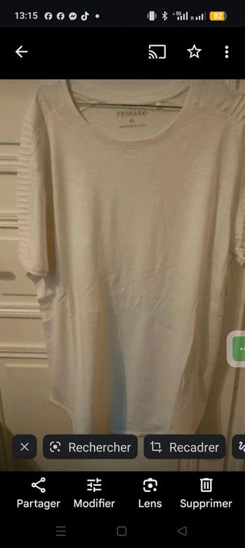 Tee shirt Primark en xl blanc