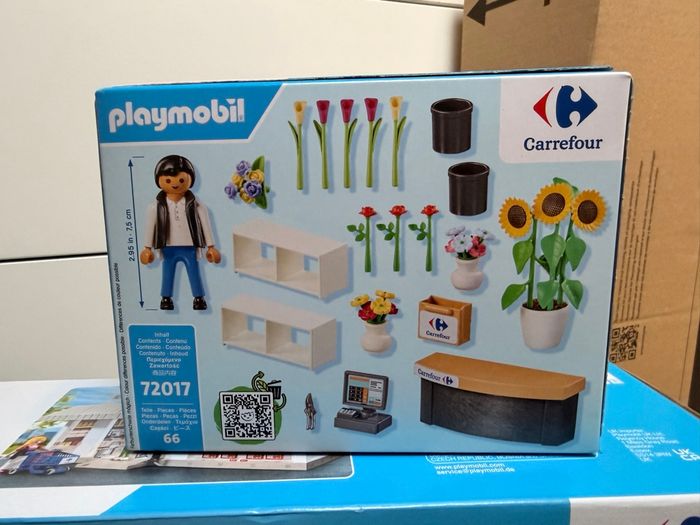 Lot de 2 playmobil carrefour supermarché fleuriste - photo numéro 5