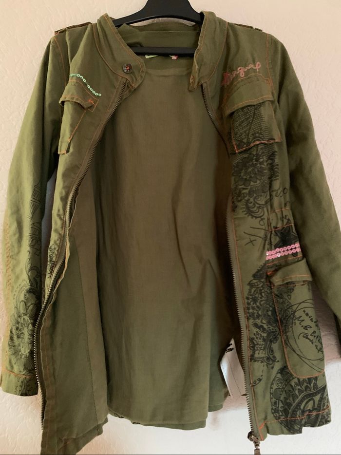Veste kaki Desigual - photo numéro 4