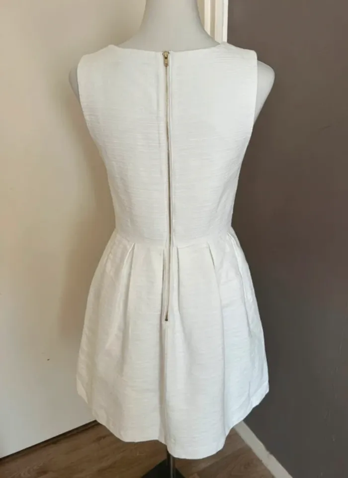 Monoprix, robe blanche, femme, taille 40 - photo numéro 4