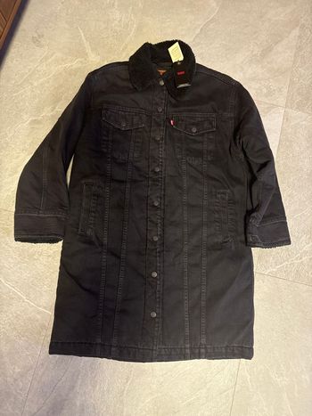 Veste LEVI’S jean molletonnée chaude longue Taille L (grand L)