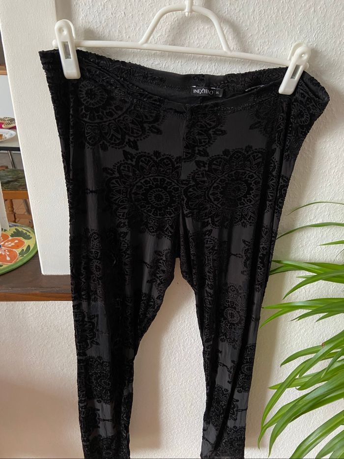 Legging noir velours - photo numéro 3