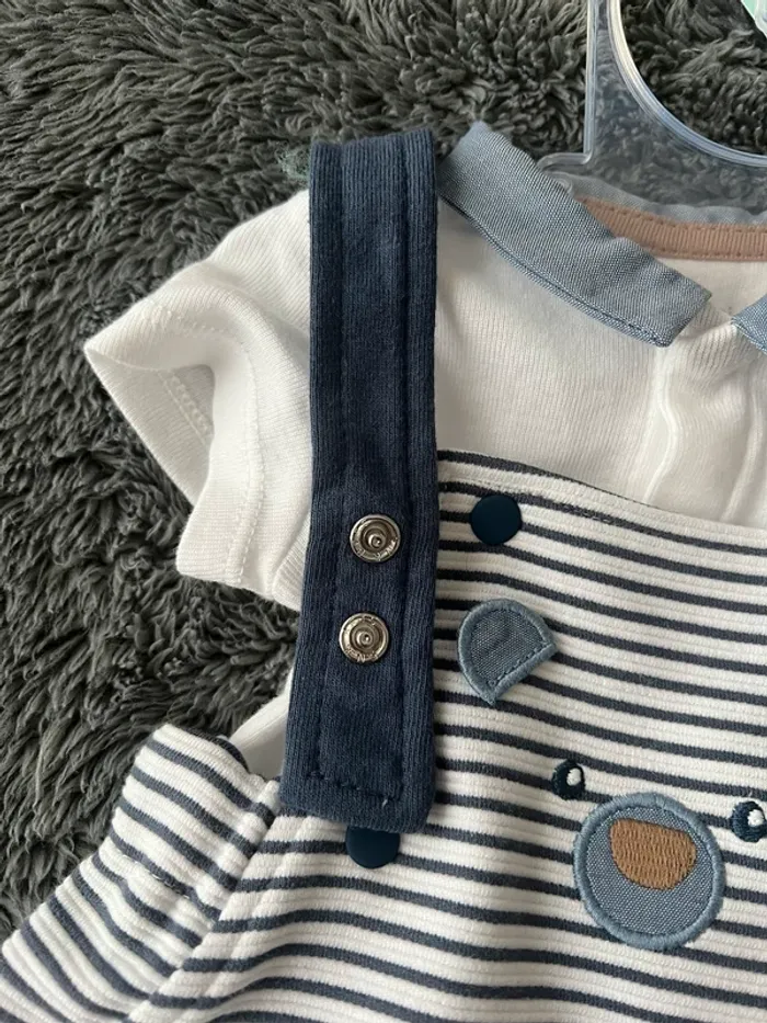 Ensemble salopette et body à col. - photo numéro 3