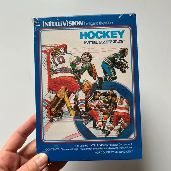 Jeu vidéo hockey mattel electronics intellivision - photo numéro 2
