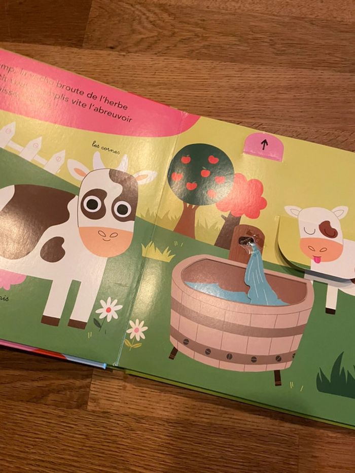 Livre cartonné Nathan Mes Kididoc à jouer à la ferme - photo numéro 7