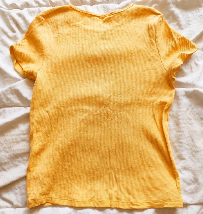 Tee-shirt jaune fille 4-6 ans / H&M - photo numéro 3