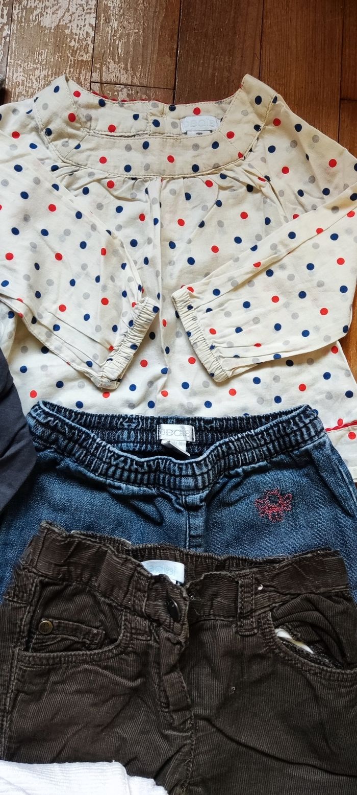 Lot de 7 vêtements fille 6 mois Obaïbii - photo numéro 3