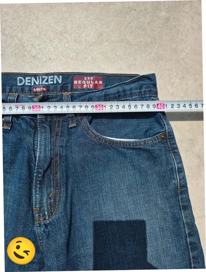 Jeans Levi's Denizen W32 FR42 L30 coupe droite bleu Homme Men pan324b - photo numéro 4