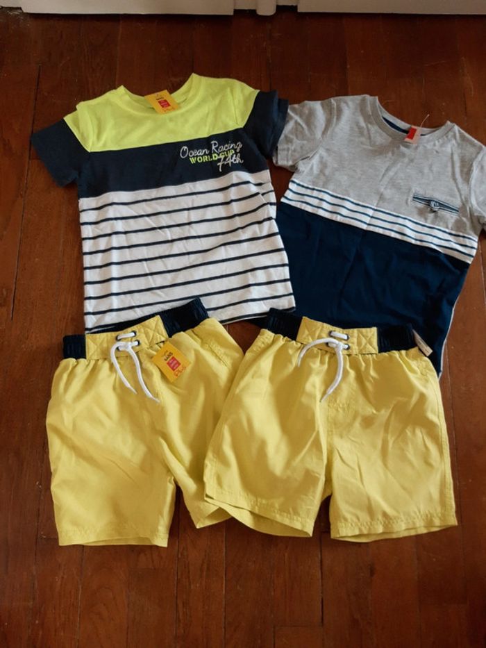 Vêtements été 6ans garçon neufs