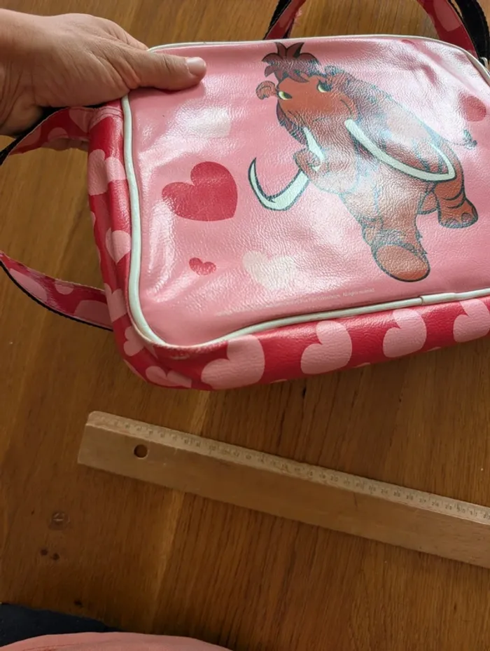 Sac l'âge de glace 33cm rose a bandoulière - photo numéro 4