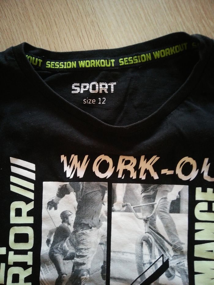 Tee shirt sport 12 ans garçon - photo numéro 3