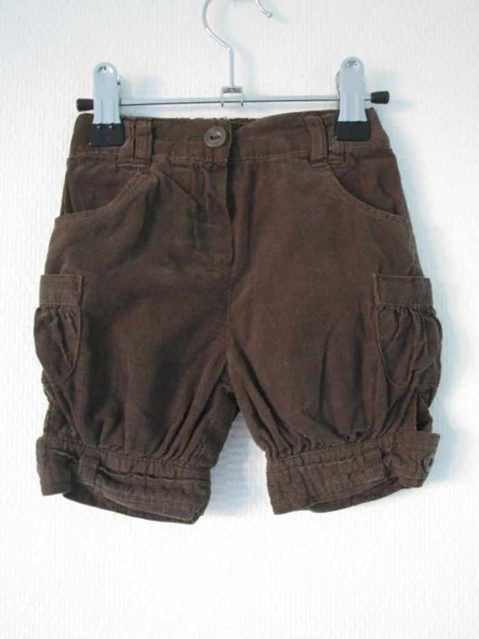 Short velours Obaïbi 6 mois TBE - photo numéro 2