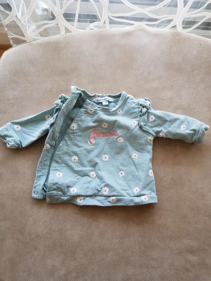 Sweat vertbaudet 1 mois