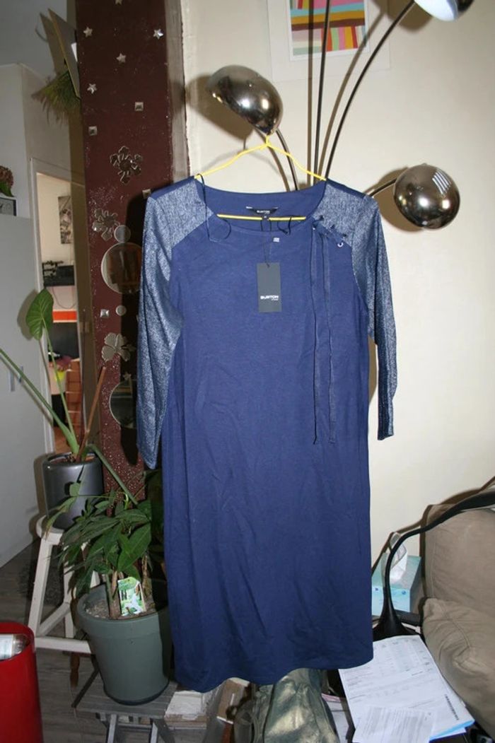 🌸👍Nouveauté 👍Robe bleue droite Taille 38 " Burton " Neuve 🌸