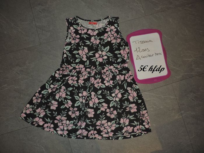 robe tissaia 12 ans ATTENtion couleur terni