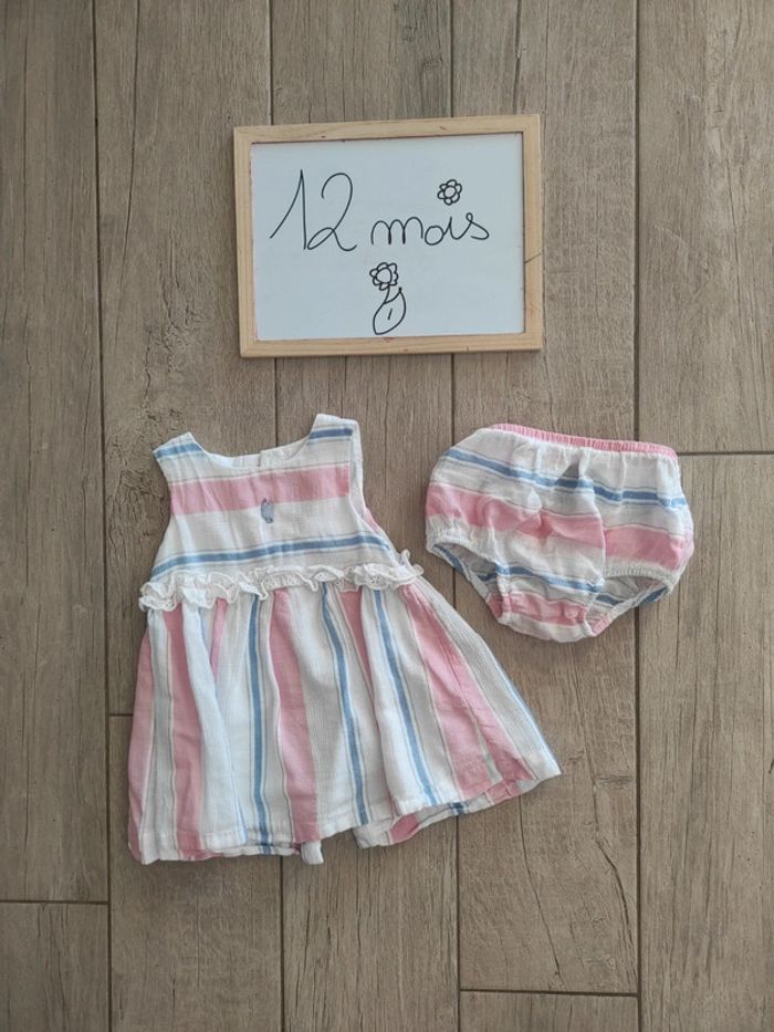 Robe été 12 mois sergent major hippocampe