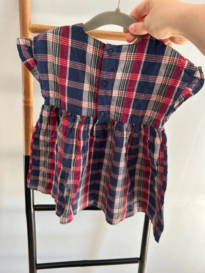 Robe Bout’chou à carreaux – Taille 24 mois - photo numéro 4