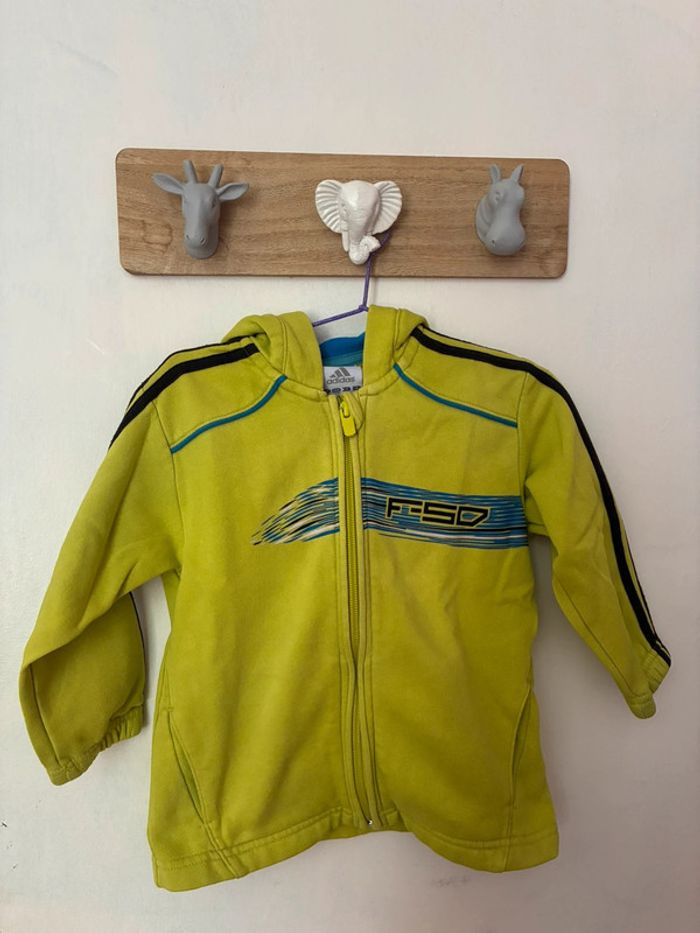 Veste à capuche, taille 2 ans, Adidas.