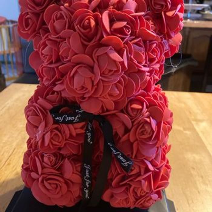 Ours en roses saint Valentin