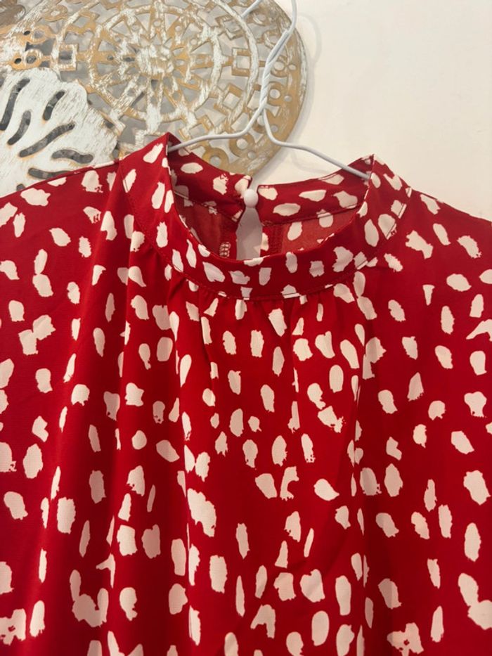 Robe shein rouge - photo numéro 3