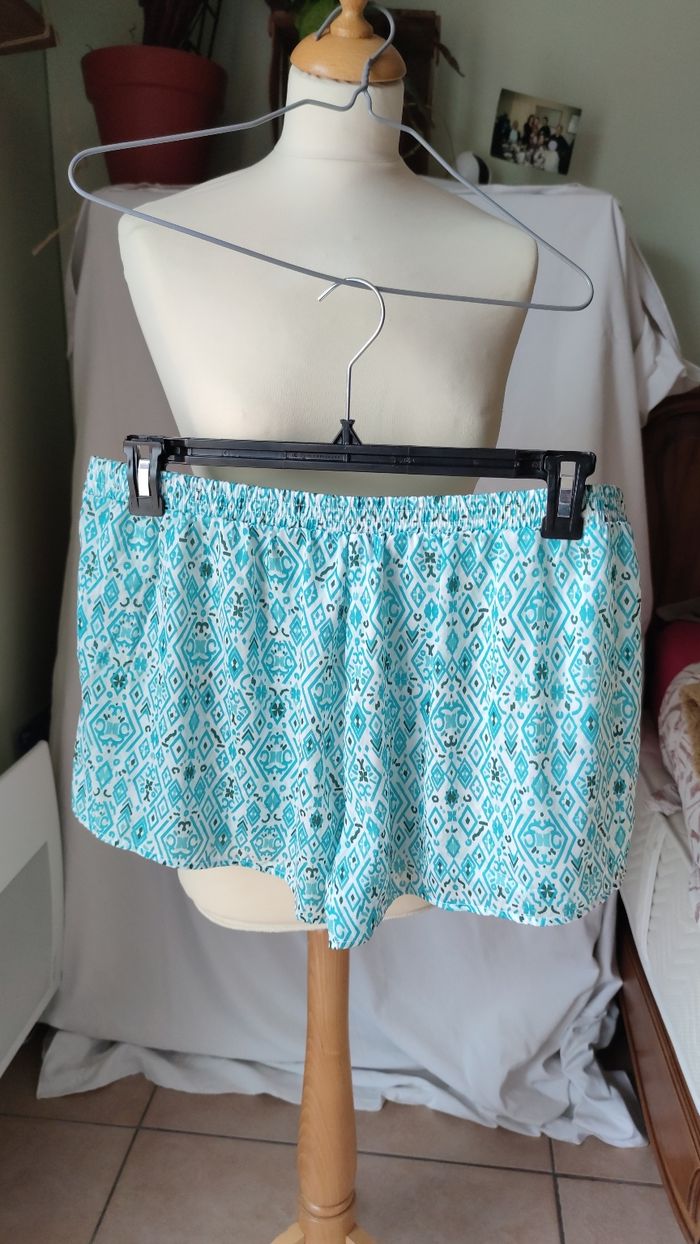 Short de nuit satin imprimé T46/48 - photo numéro 4