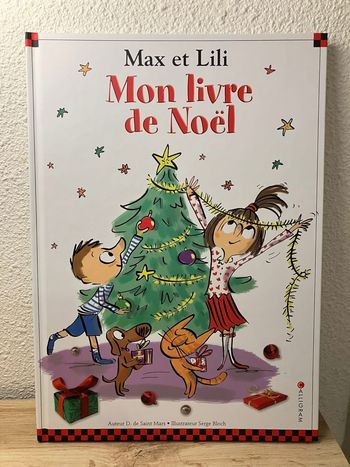 Max et Lili mon livre Noël (À lire - à découper - à remplir) NEUF