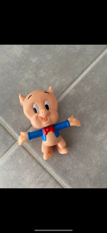 Figurine Porky Pig Cochonnet Looney Tunes