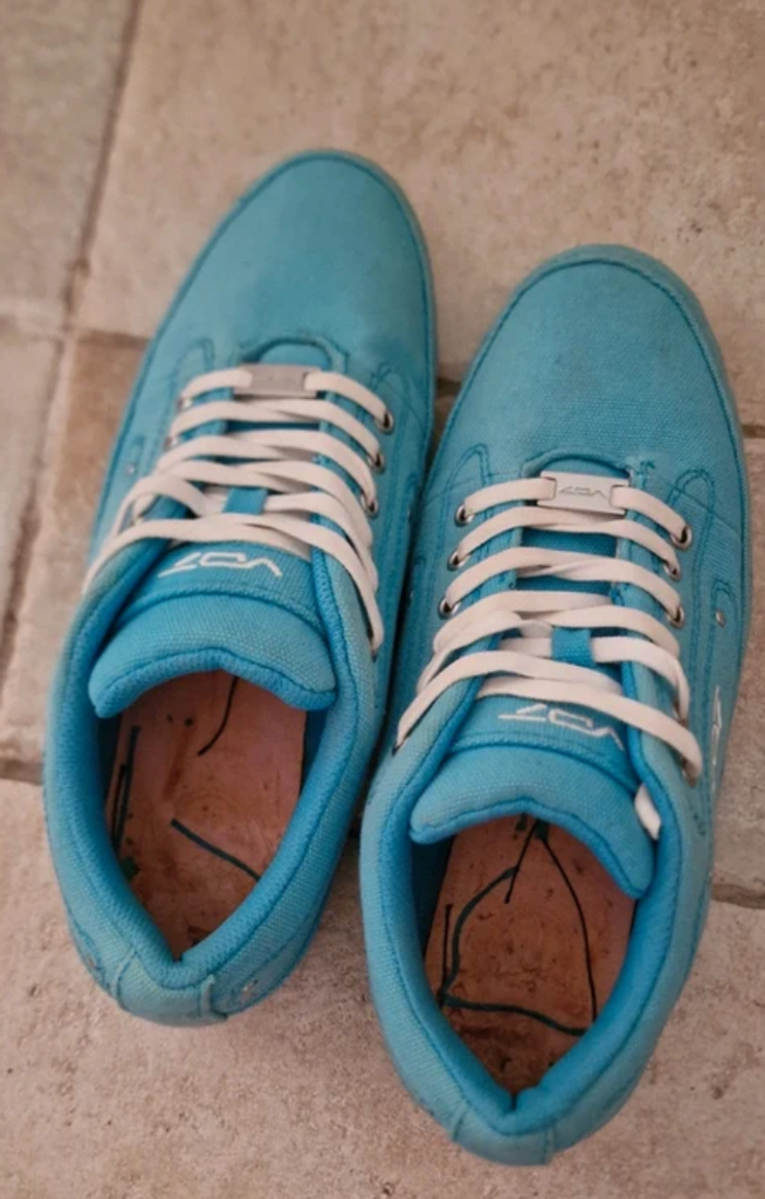 Baskets VO7 Yacht 13 – Turquoise – Pointure 40 – Bon état - photo numéro 9