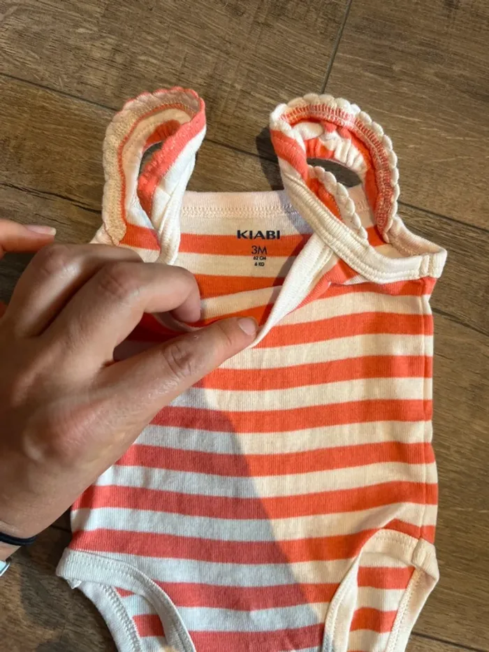 Body débardeur fille 3 mois - photo numéro 2